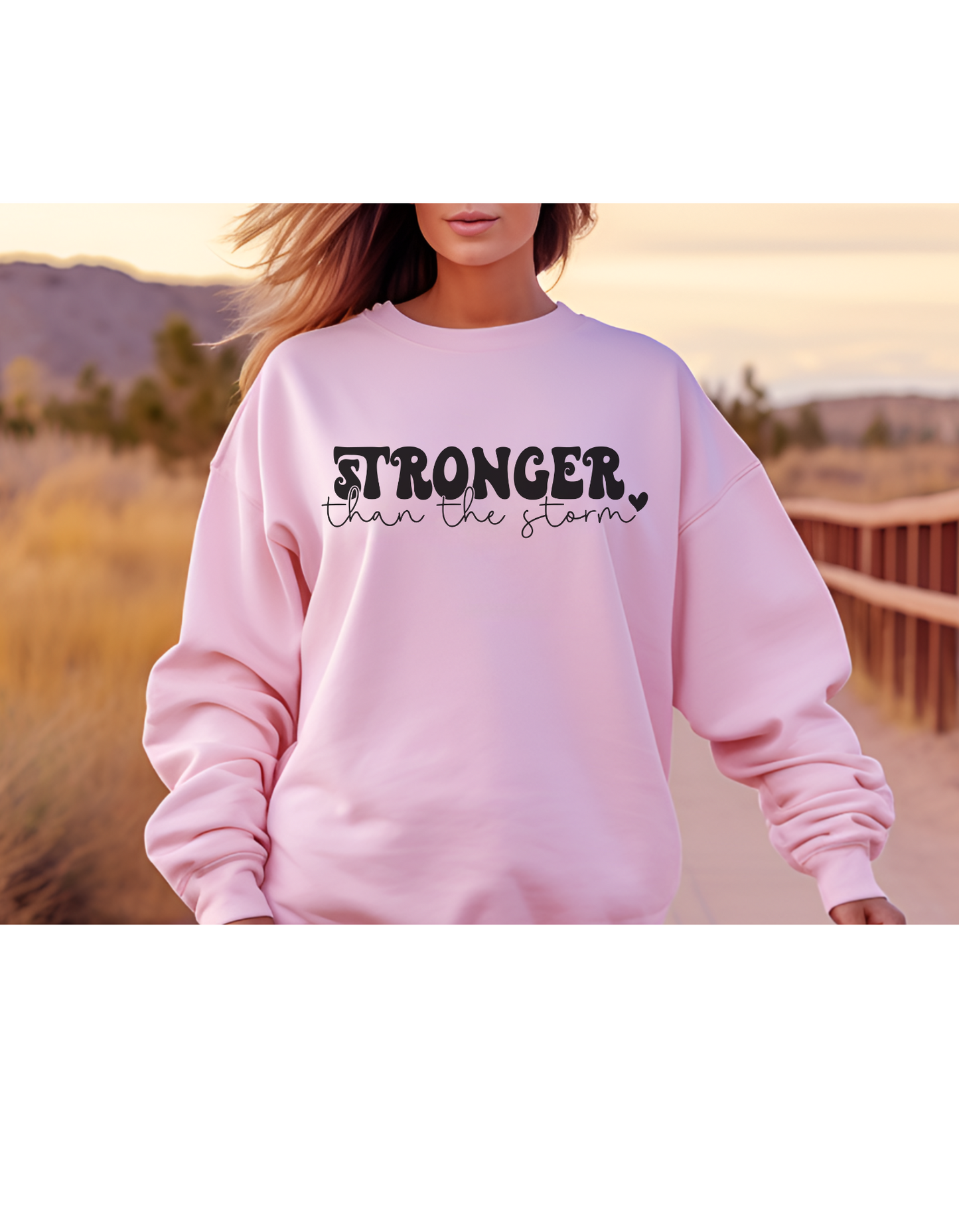 Stronger Than The Storm Crewneck