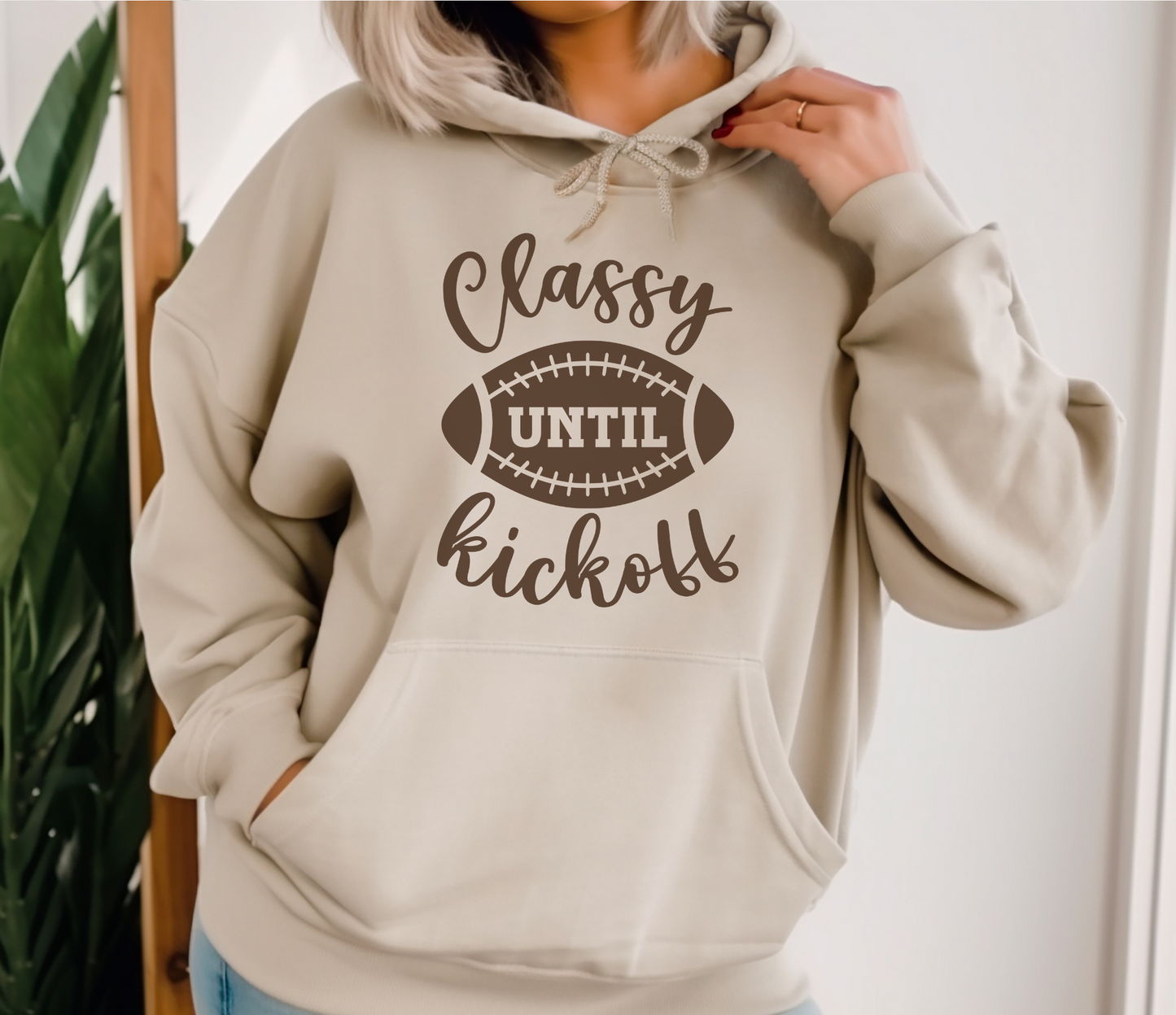 Classy Football Hoodie