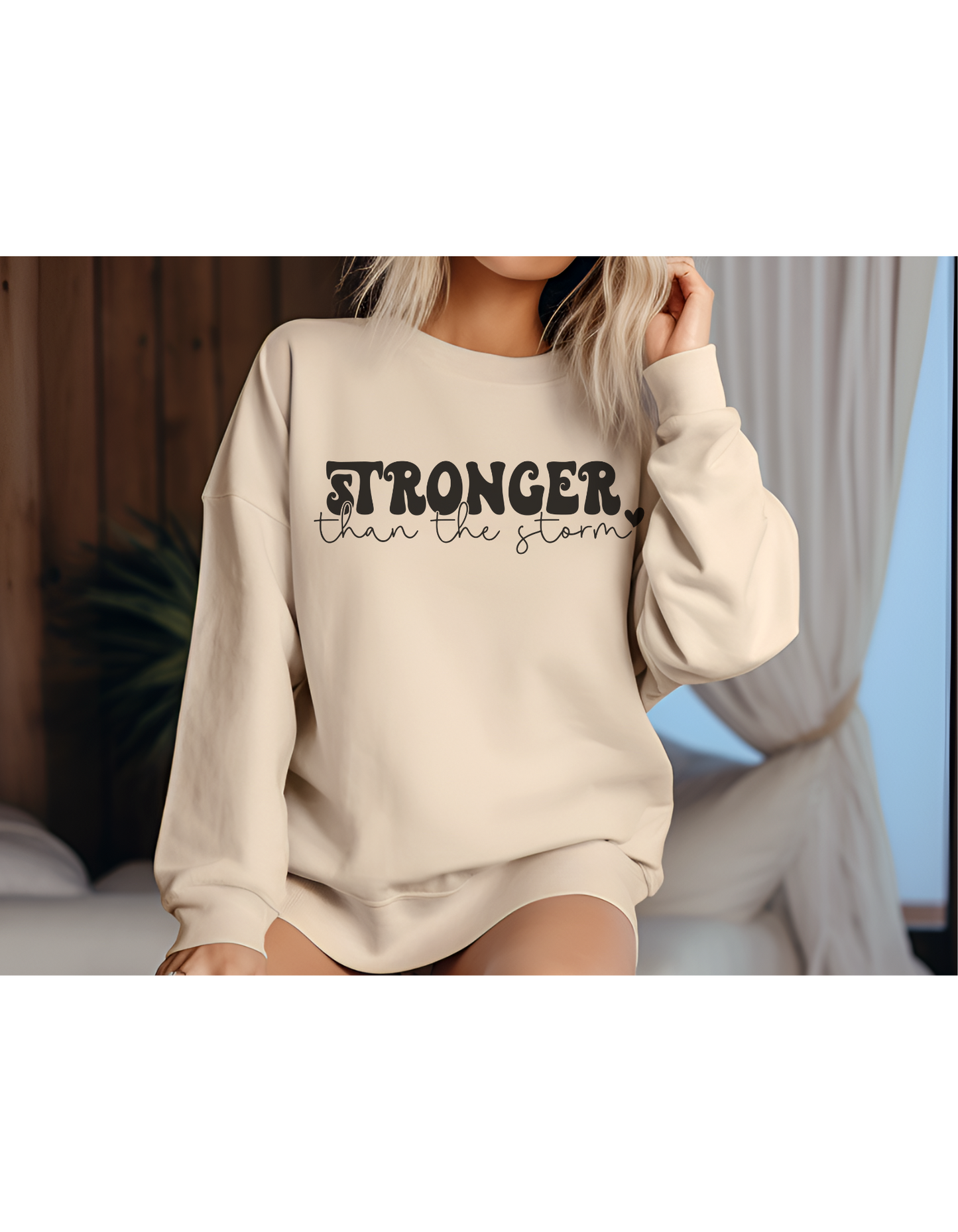 Stronger Than The Storm Crewneck