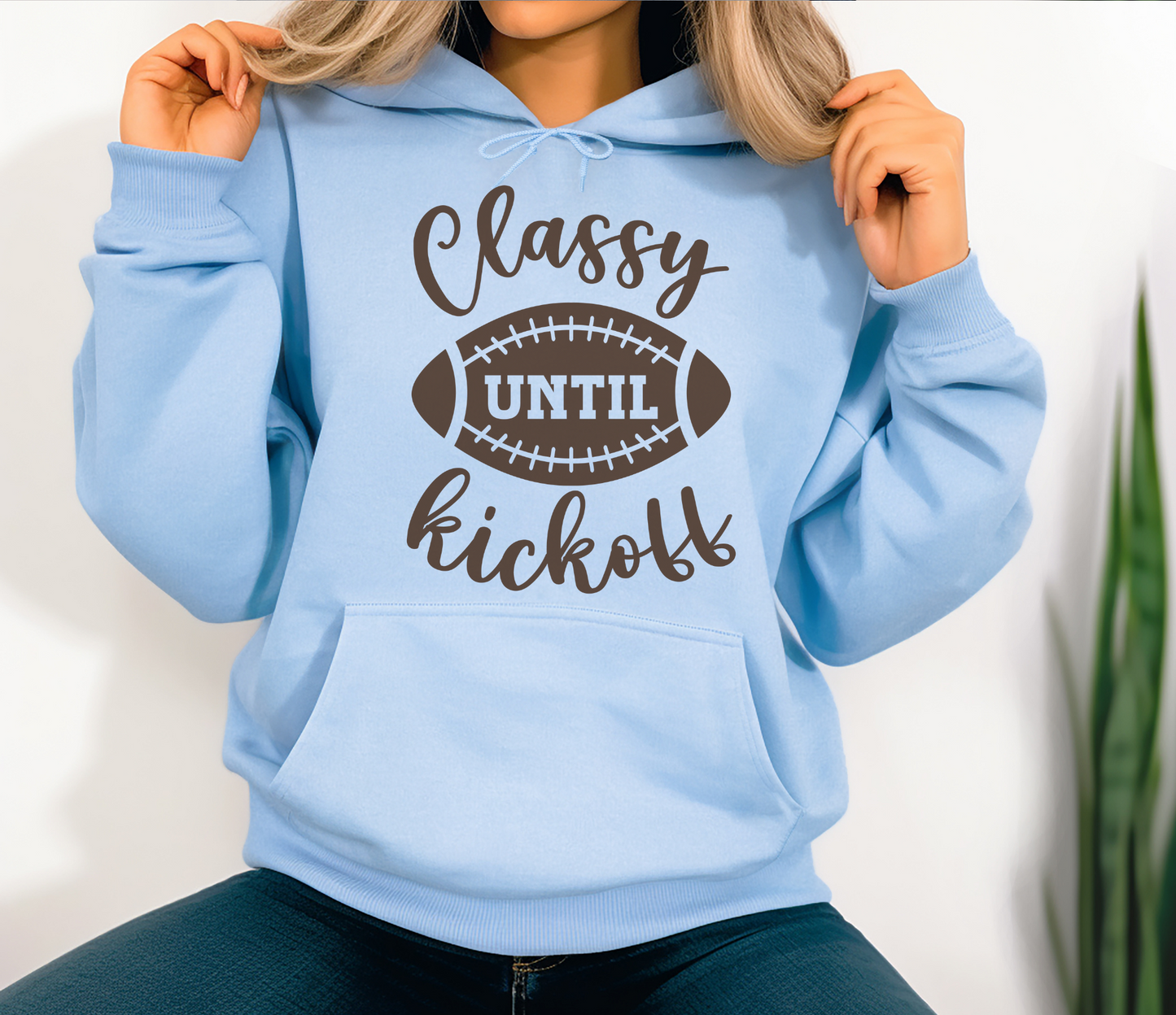 Classy Football Hoodie