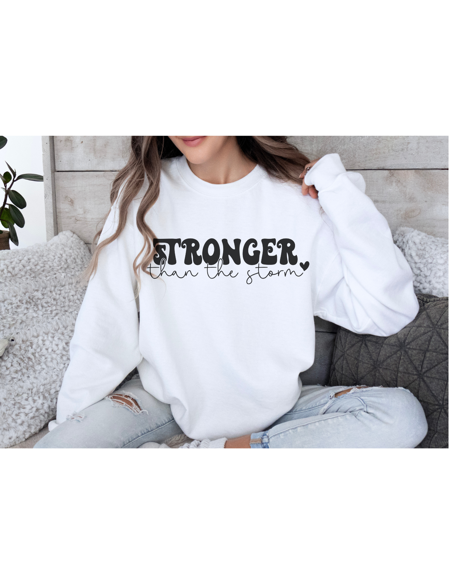 Stronger Than The Storm Crewneck