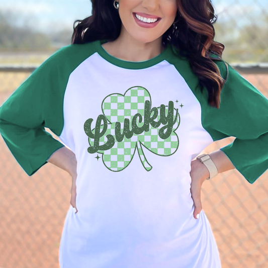 Shamrock 3/4 sleeve shirt